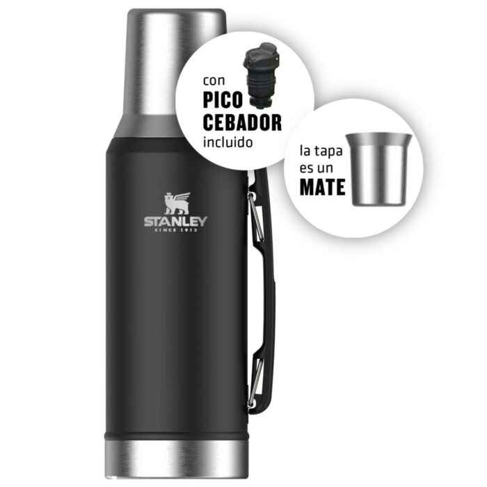 Termo Stanley 1200ml - Mate System - Pico Cebador - Imagen 4