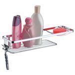 Porta Shampoo Future Perfezione, Con Jabonera - Cromado