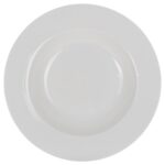 Plato Hondo Circular 22cm - Blanco (De Segunda)