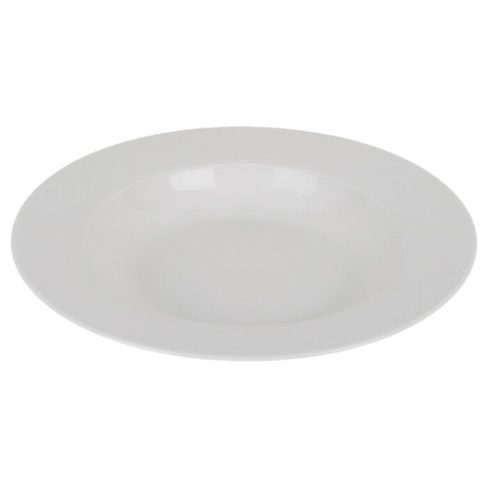 Plato Hondo Circular 22cm - Blanco (De Segunda) - Imagen 2