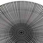 Plato Llano Circular 27cm - Blanco/Negro - Imagen 3