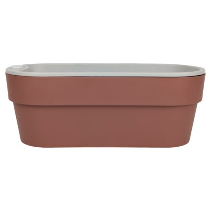 Maceta Ou Con Sistema Auto-Riego, Rectangular - 29x12x11cm