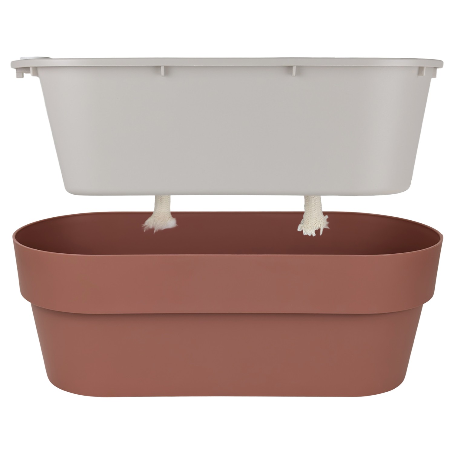 HT180TCF_04 Maceta Ou Con Sistema Auto-Riego, Rectangular - 29x12x11cm - Imagen 5