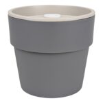 Maceta Ou Con Sistema Auto-Riego, Circular - 16x15cm