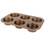 Molde 6 Muffins, Cupcakes - Hudson Copper, Antiadherente