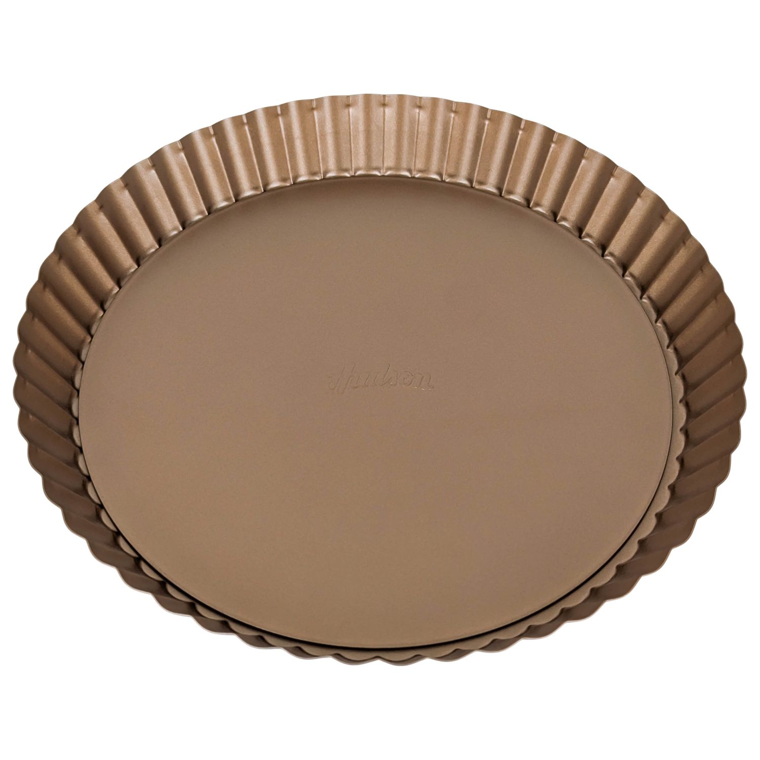 HUMTAD03_01 Molde Para Tartas Hudson Copper, Fondo Desmontable, Antiadherente - 27cm - Imagen 1