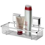 Porta Shampoo De Acero Future Facile Mix, Adhesivo - Cromado