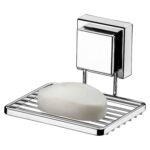 Jabonera De Acero Future Facile Mix, Adhesiva - Cromado