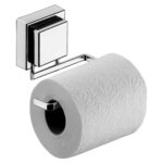 Portarrollos Papel Higiénico De Acero Future Facile Mix, Adhesivo - Cromado