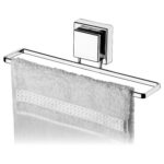 Toallero 25cm De Acero Future Facile Mix, Adhesivo - Cromado