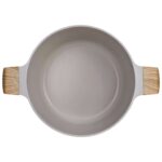 Batería De Cocina Antiadherente Honhey 10 Piezas - Granito Crema - Imagen 7