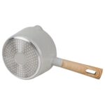 Cacerola Antiadherente Honhey 18cm C/Tapa - Granito Crema - Imagen 4