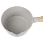 Cacerola Antiadherente Honhey 18cm C/Tapa - Granito Crema - Imagen 5