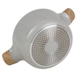 Olla Antiadherente Honhey 20cm C/Tapa - Granito Crema - Imagen 3