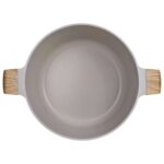 Olla Antiadherente Honhey 32cm C/Tapa - Granito Crema - Imagen 2