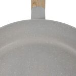Sartén Antiadherente Honhey 24cm C/Tapa - Granito Crema - Imagen 3
