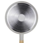 Sartén Antiadherente Honhey 24cm C/Tapa - Granito Crema - Imagen 4