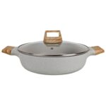 Juego De Ollas Antiadherente Honhey 10 Piezas - Granito Crema - Imagen 6