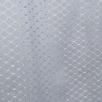 Cortina De Ducha Bathlux 180x180cm - Gris Con Diseño Geométrico - Imagen 4