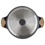 Olla Antiadherente Con División Honhey 28cm C/Tapa - Granito Negro - Imagen 5