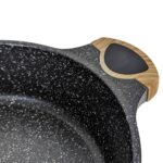 Olla Antiadherente Con División Honhey 28cm C/Tapa - Granito Negro - Imagen 7