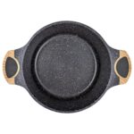 Olla Antiadherente Honhey 20cm C/Tapa - Granito Negro - Imagen 2