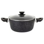 Batería De Cocina Baroly 7 Piezas, Aluminio - Granito Negro - Imagen 2