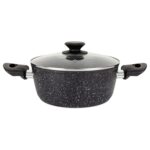 Batería De Cocina Baroly 7 Piezas, Aluminio - Granito Negro - Imagen 3