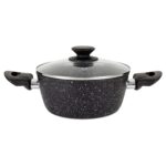 Batería De Cocina Baroly 7 Piezas, Aluminio - Granito Negro - Imagen 4