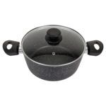 Batería De Cocina Baroly 7 Piezas, Aluminio - Granito Negro - Imagen 6