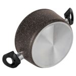 Batería De Cocina Baroly 7 Piezas, Aluminio - Granito Marrón - Imagen 8