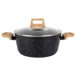 Batería De Cocina Baroly 7 Piezas, Aluminio Forjado - Granito Negro - Imagen 2