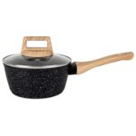 Batería De Cocina Baroly 7 Piezas, Aluminio Forjado - Granito Negro - Imagen 4