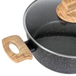 Batería De Cocina Baroly 7 Piezas, Aluminio Forjado - Granito Negro - Imagen 8