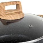 Batería De Cocina Baroly 7 Piezas, Aluminio Forjado - Granito Negro - Imagen 9