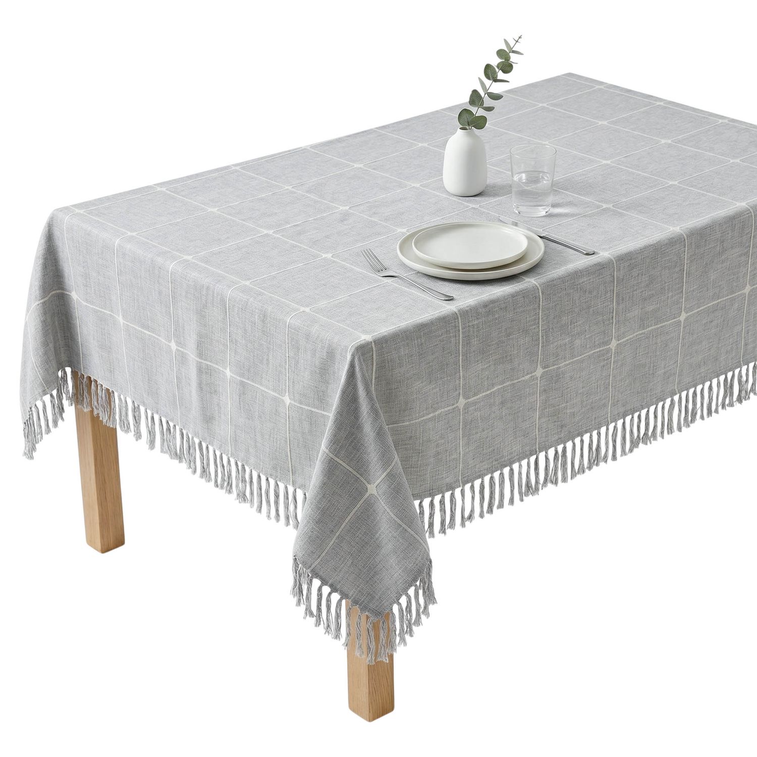 MA135175C01_01 Mantel De Mesa Rectangular 135x225cm, Algodón - Diseño C01 - Imagen 1