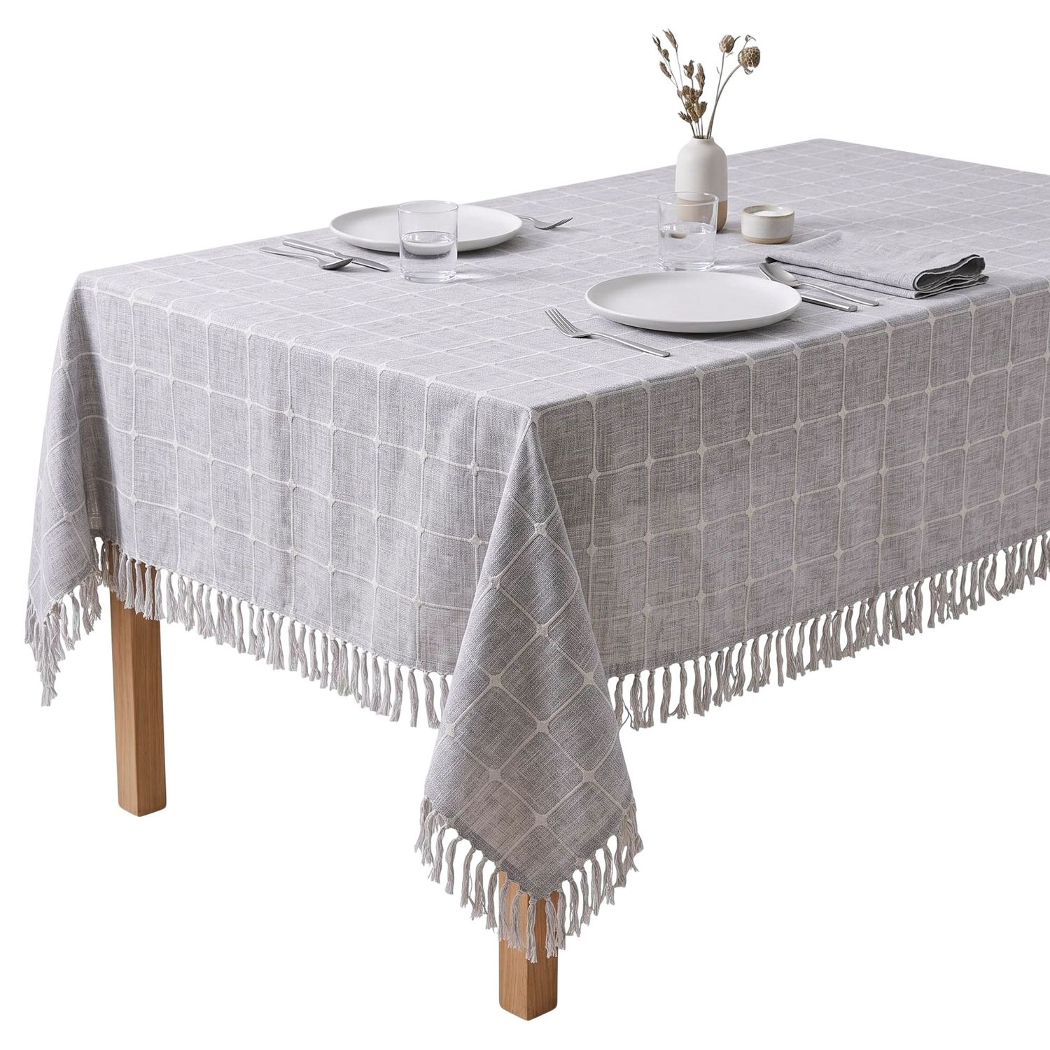 MA135175D01_01 Mantel De Mesa Rectangular 135x175cm, Algodón - Diseño D01 - Imagen 1
