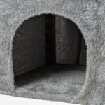 Cama Para Gatos Multifunción, Doble Rascador, Cueva Y Pompón - Imagen 7