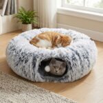 Cama Para Gatos Dona 2 En 1 - Con Túnel - Imagen 7