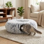 Cama Para Gatos Dona 2 En 1 - Con Túnel - Imagen 9