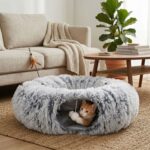 Cama Para Gatos Dona 2 En 1 - Con Túnel - Imagen 10