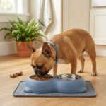 Comedero Doble Para Mascotas, Platos Acero Inoxidable - Imagen 7