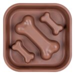 Comedero Lento Para Mascotas, Antiestrés - Cuadrado 20cm - Imagen 4