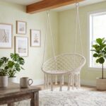 Hamaca Colgante, Estilo Macramé - Algodón Trenzado - Imagen 9