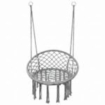 Hamaca Colgante, Estilo Macramé - Algodón Trenzado - Imagen 2