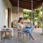 Hamaca Colgante, Estilo Macramé - Algodón Trenzado - Imagen 8