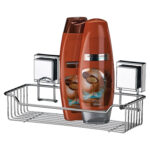 Porta Shampoo De Acero Future Facile Premium Inox, Adhesivo - Cromado