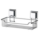 Porta Shampoo De Acero Future Facile Premium Inox, Adhesivo - Cromado - Imagen 2