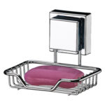 Jabonera De Acero Future Facile Premium Inox, Adhesiva - Cromado