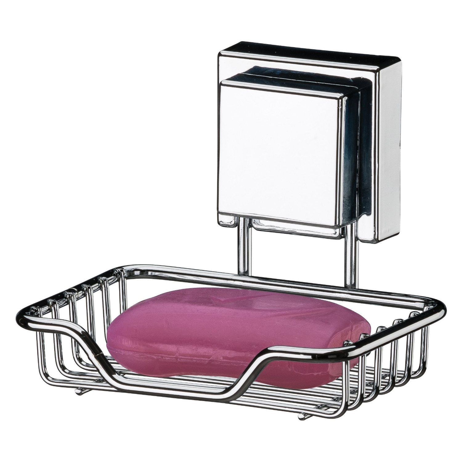 IFU751_01 Jabonera De Acero Future Facile Premium Inox, Adhesiva - Cromado - Imagen 1